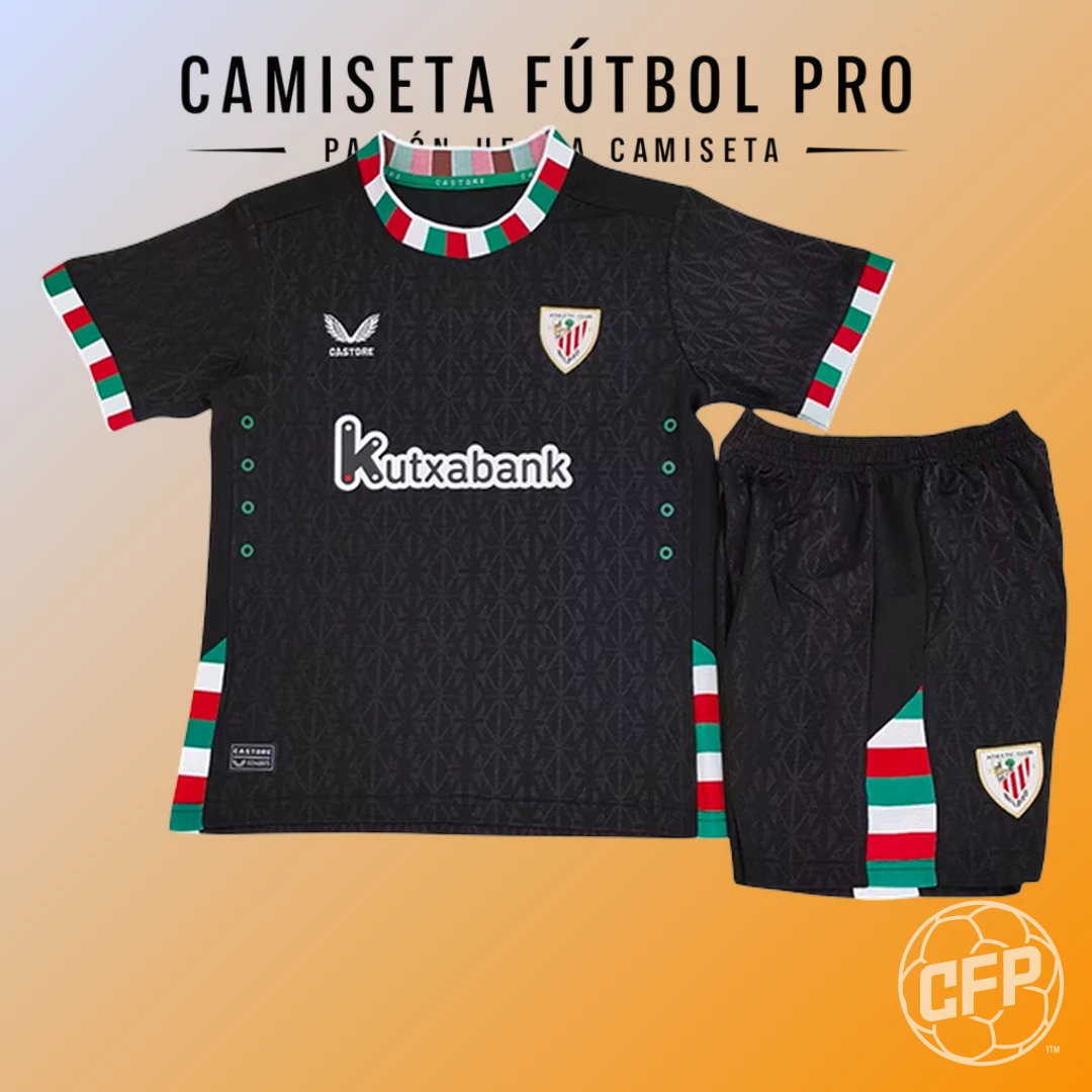 La-Liga-Athletic-Bilbao-2024-25-Cuarta-Equipacion-Niños-Aficionado-1